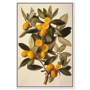 Art Remedy Orange Oasis Glow Vintage Prints Framed - 1 of 4