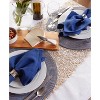 DII Variegated Placemat Set 6 Piece, Blue, 15" Dia - 4 of 4