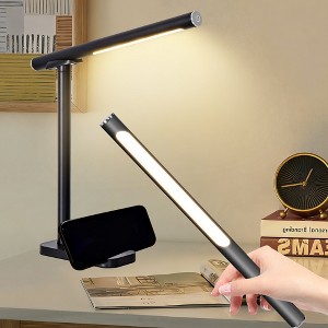 LED Desk Lamp 360¡ãAdjustable with USB Charging Port, 5 Light Modes ...