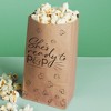 Big Dot of Happiness Ready to Pop Popcorn Bags, Baby Shower Party Favor Snack Treats, Free-Standing Individual Kraft Brown Paper Bags - 25 Count - 2 of 4