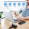 Uncaged Ergonomics® Portable Travel Power Strip, 3 AC Outlets, 2 USB-A Ports, and 1 USB-C® 20-Watt Fast-Charging Port, 3-Ft. Cord - 3 of 4