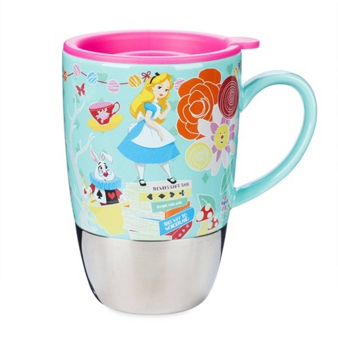 Disney Alice In Wonderland 16oz Ceramic Travel Mug Disney Store Target