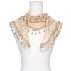 INSPIRE CHIC Lace Rose Floral Tassel Mesh Triangle Head Covering Mantilla Scarves 1Pc - 2 of 4