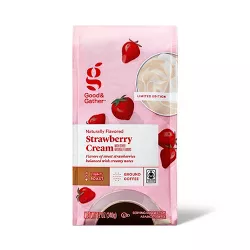 Strawberry Cream Flavored Light Roast Ground Coffee - 12oz - Good & Gather™