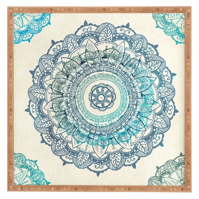 Rosebudstudio Mandala Framed Wall Art 20" x 20" - Deny Designs