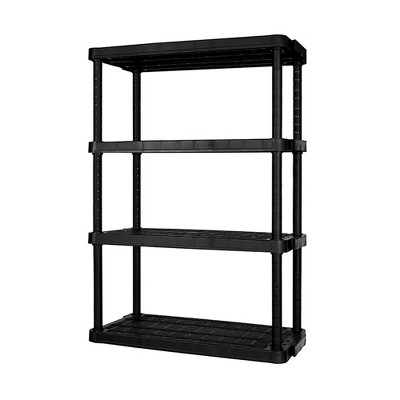 Gracious Living Heavy Duty Adjustable Ventilated Storage Shelving Unit, 4 Shelf