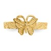 Black Bow Jewelry Butterfly Toe Ring in 14 Karat Gold - 4 of 4