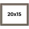 PosterPalooza | Weathered Black Picture Frame - UV Acrylic, Backing Board, Hanging Hardware Included - 2 of 4