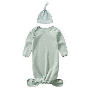 MyKids-USA Baby Sleeping Bag Hat Set Spring Summer Baby Sleepwear Anti-Kicker Surprise Jump Swaddling Clothes - 1 of 4