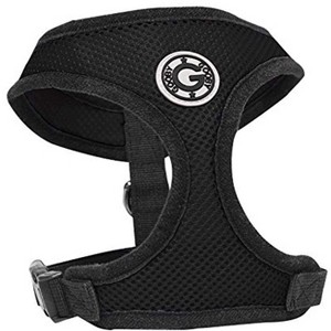 Gooby Soft Breathable Mesh Dog Harness for Small Pets, Medium, Black - 1 of 1