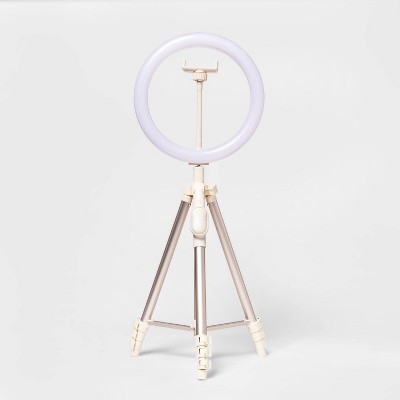 heyday™ Ring Light with Tripod - Stone White