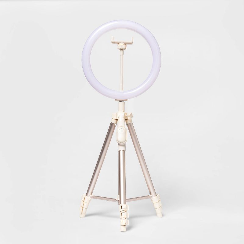Ring Light with Tripod - heyday&#8482; Stone White, 1 of 11