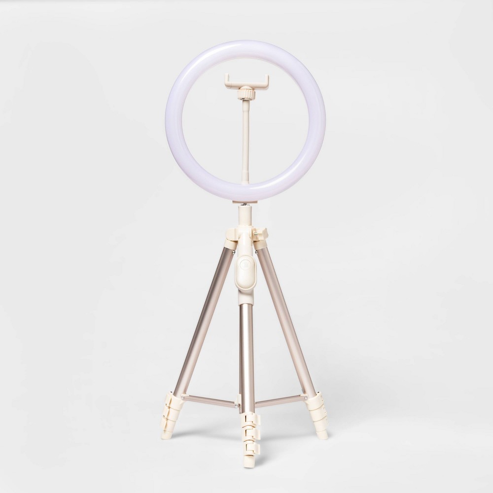 Ring Light with Tripod - heyday Stone White