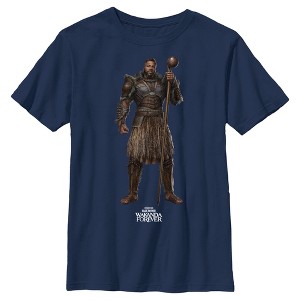 Boy's Black Panther: Wakanda Forever Lord M'Baku Standing Tall T-Shirt - 1 of 4