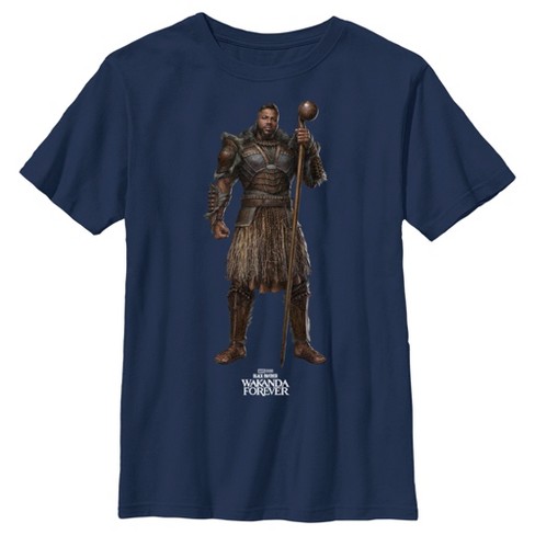 Boy's Black Panther: Wakanda Forever Lord M'Baku Standing Tall T-Shirt - image 1 of 4