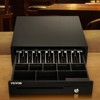 VEVOR Cash Register Drawer, 16\" 12 V, for POS System with 5 Bill 8 Coin Cash Tray, Removable Coin Compartment & 2 Keys Included, Black - 2 of 4