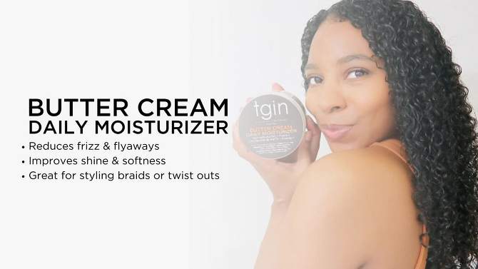 TGIN Butter Cream Daily Moisturizer with Shea Butter + Vitamin E - 12oz, 2 of 9, play video