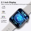 HONGGE Smart Watch with 1.9" Display, Blood Glucose & Oxygen Monitoring, Bluetooth Calling, 108 Sports Modes, Bonus Leather Strap - 2 of 4