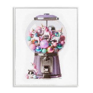 Stupell Industries Unicorn Gumball Machine, 16" x 20" - 1 of 4