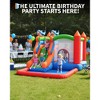 5-in-1 Inflatable Bounce House with Slide, Climbing Wall & Ball Pit - Indoor/Outdoor Bouncy Castle with Blower, Perfect Christmas Gift for Kids - 3 of 4