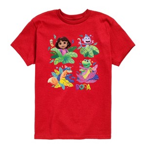 Boys' - Dora the Explorer - Swiper, Isa, And Boots Short Sleeve Graphic T-Shirt - 1 of 3