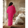 ADR Women's Zip Up Robe Fleece Soft Warm Plush Oversized Zipper Bathrobe - 3 of 3