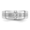 Black Bow Jewelry 7.2mm 14K Yellow or White Gold 1/4Ctw Lab Created Diamond Tapered Band - 4 of 4