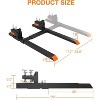 Pallet Forks, Tractor Forks - 60" 4000Lbs Heavy Duty Clamp On for Skid Steer, Loader Bucket, Tractor Attachments - 3 of 4