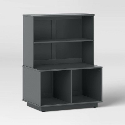 Modern Modular Kids' Bookcase Dark Gray - Pillowfort™