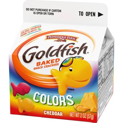 Pepperidge Farm Goldfish Colors Cheddar Crackers - 2oz Carton