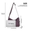 Generic Canvas Messenger Bag for Women Men Crossbody Tote Bag - 4 of 4