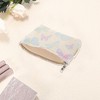 Unique Bargains Portable Embossment Butterfly Makeup Bag 1 Pc - 3 of 4