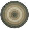 Better Trends Woodbridge Oval Collection 100% Wool Braided Rug , Durable, Reversible, Mildew & Moisture Resistant Flat Indoor Utility Area Rug - 4 of 4