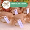 Unique Bargains Burlap Wired Edge Durable Thick Fabric Ribbons for DIY Crafts 1 Pc - 4 of 4