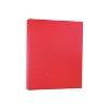 JAM Paper Metallic 100lb Colored Cardstock 8.5 x 11 Jupiter Red Stardream 173SD8511JU285 - 2 of 2