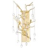 CWI Lighting Anita 3 Light Wall Sconce With Gold Leaf Finish - 3 of 4
