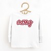 Merry Outline Puff  - Toddler Long Sleeve Graphic Tee - 2 of 4