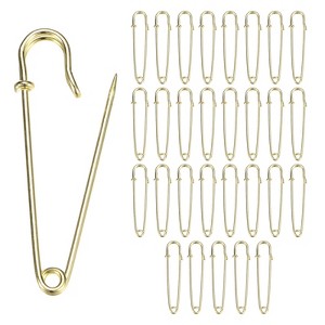 Unique Bargains Durable Sewing Upholstery Spring Lock Blanket Bulk Large Safety Pins 30 Pcs - 1 of 4