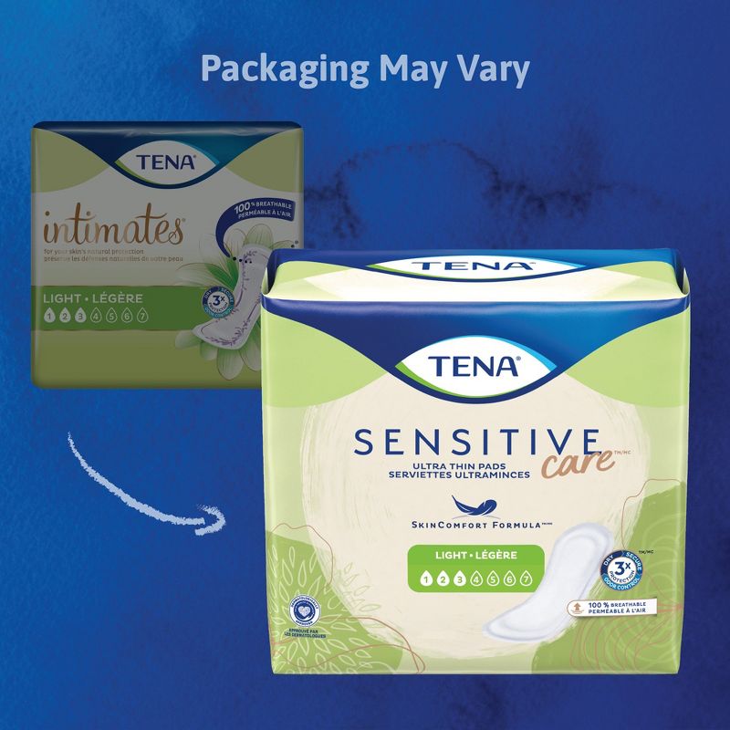 TENA Sensitive Care™ Ultra-Thin Bladder Control Pad, Light Absorbency, 24 Count, 6 Packs, 144 Total, 2 of 5
