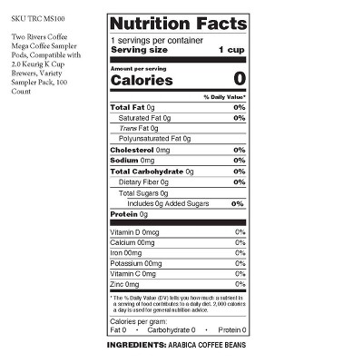 Assorted Light Roast Coffee Pod Variety Pack, 100 Count
