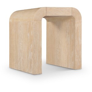 Meridian Furniture,Toulon Oak Veneer End Table - 1 of 3
