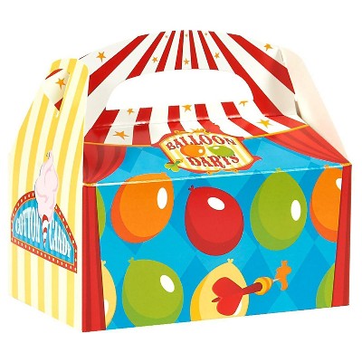 8 ct Carnival Games Favor Boxes