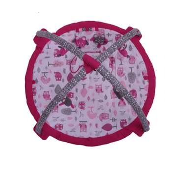 Bacati - Baby Activity Gyms & Playmats (Owls Pink Gray)