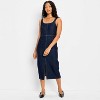 Women's 90's Denim Midi A-Line Dress - Future Collective Dark Wash - 3 of 3