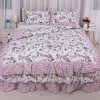 Crushed Floral 3-Piece Comforter Set, King Size – Includes 1 Soft Lightweight Comforter and 2 Matching Pillowcases, Elegant Bedding - 2 of 4