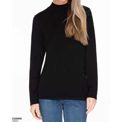Women's Long Sleeve Mock Neck Sweater - Multiples