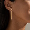 Gold Earrings for Women, 14K Gold Plated Tassel Dangle Earrings for Women Trendy Hypoallergenic Long Chain Earring - 2 of 4