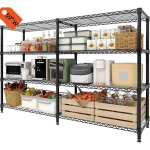 Garage Storage Shelves, Heavy-Duty Shelving Unit, Garage Corner Shelf, Max.3300LBS Capacity Metal Shelf for Home ,Commercial - 1 of 4