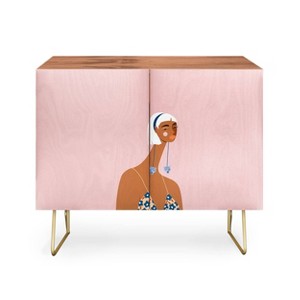 Maritza Lisa Cheetah Earrings Credenza - Deny Designs - 1 of 2
