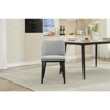 Swivel Bar Stools Set, Upholstered Barstools with Sturdy Metal Base, for Kitchen, Dining Room, Home Bar - 3 of 4